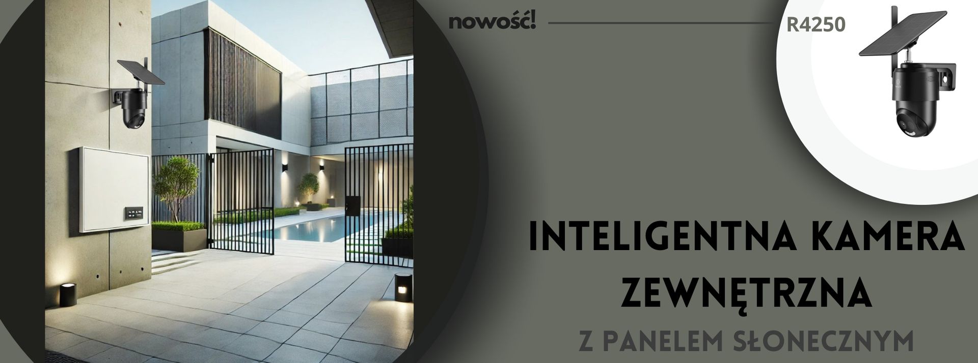 Kamera Zewnętrzna Obrotowa WiFi Smart LTE GSM SIM